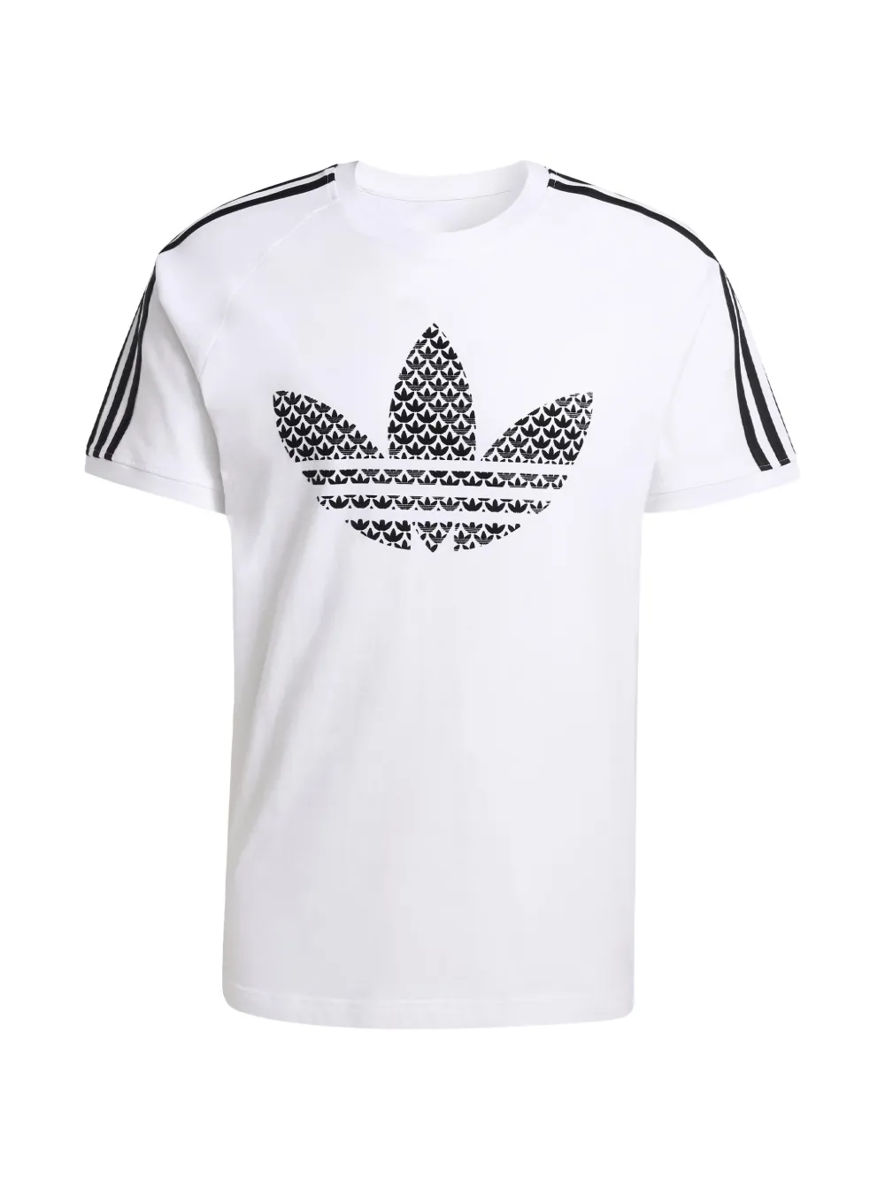 adidas three-stripe logo T-shirt - Bianco