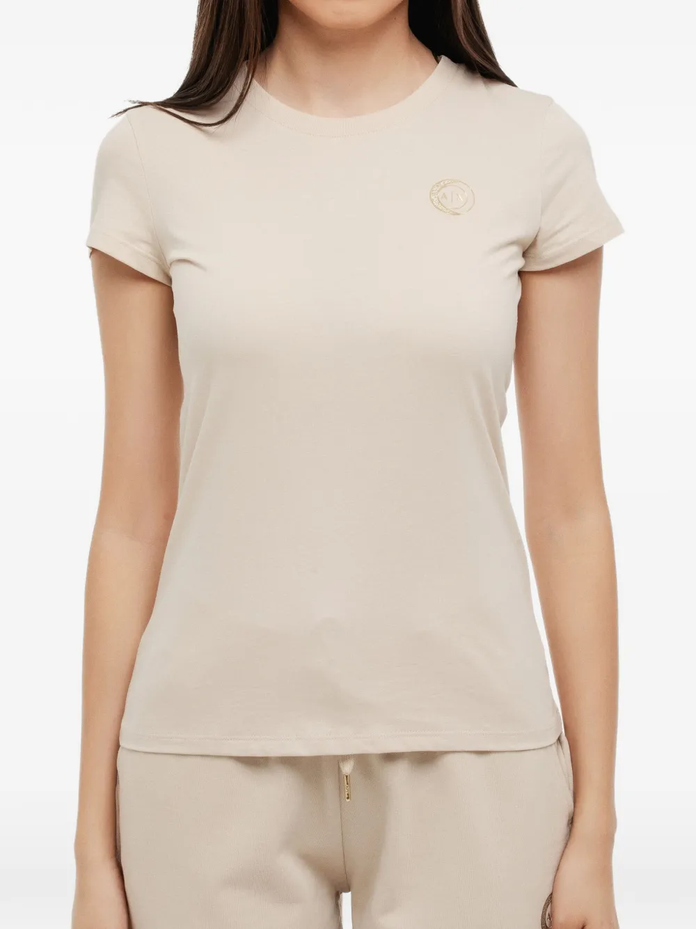  Armani Exchange Logo T-shirt - Neutrals 