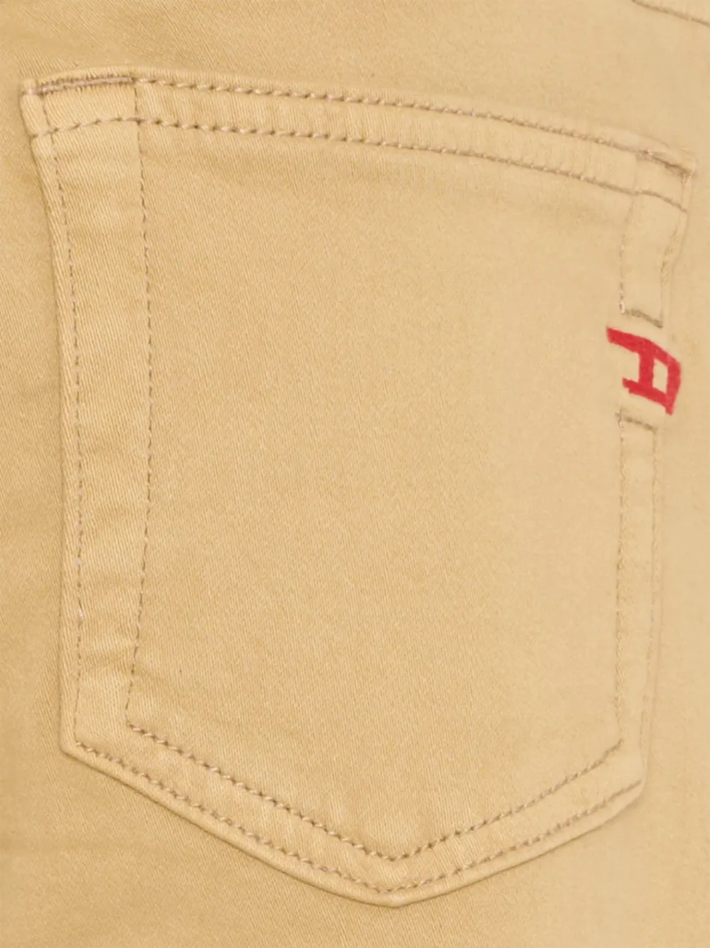 Diesel Kids Broek met zak en riemlus Beige