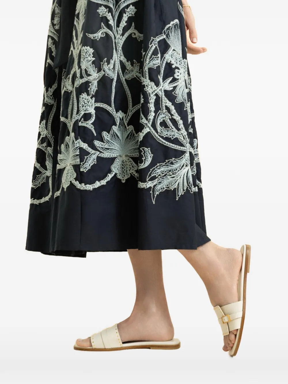 Eleventy Sandalen met gesp Wit