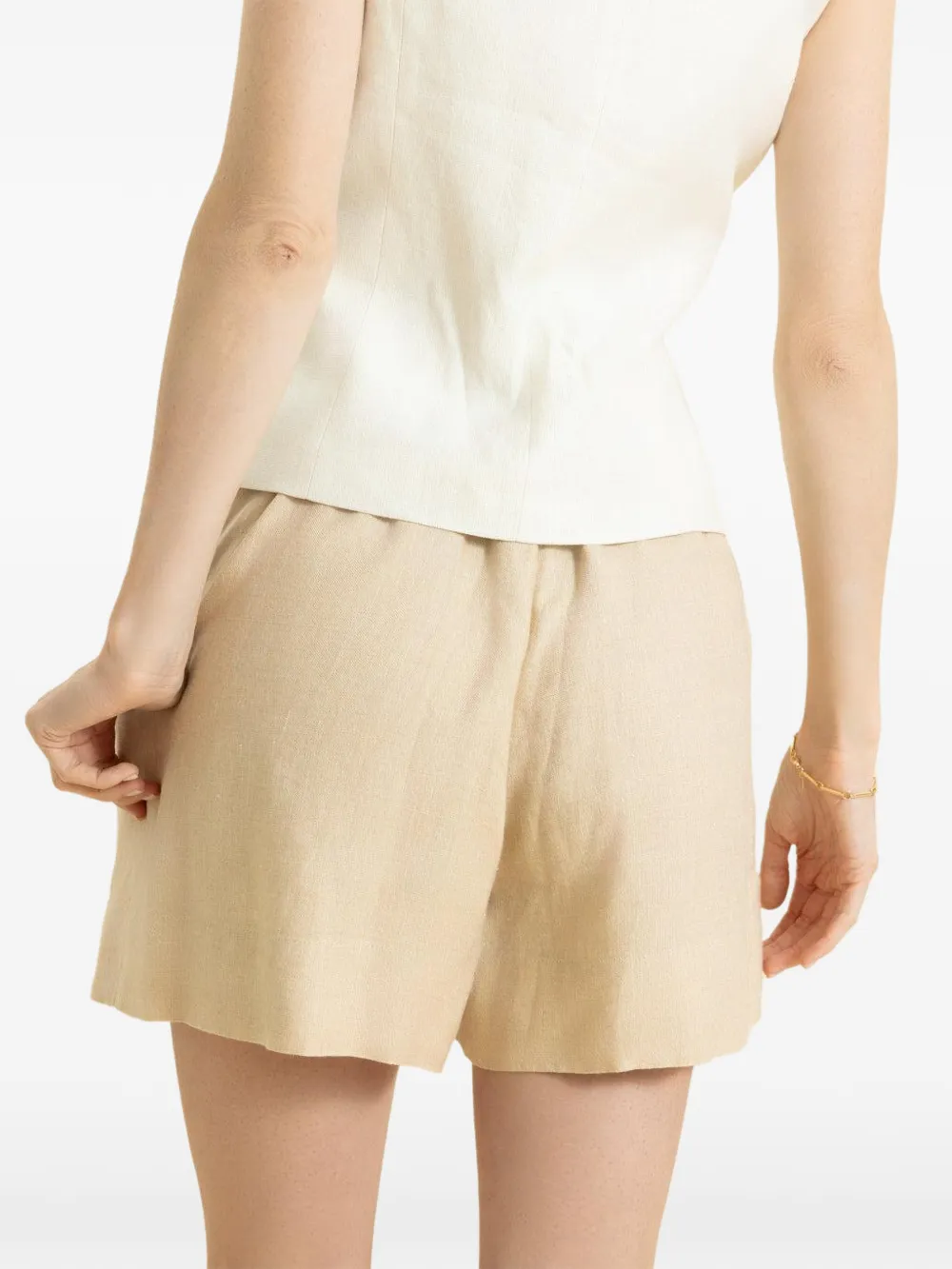  Eleventy Drawstring Shorts - Neutrals 