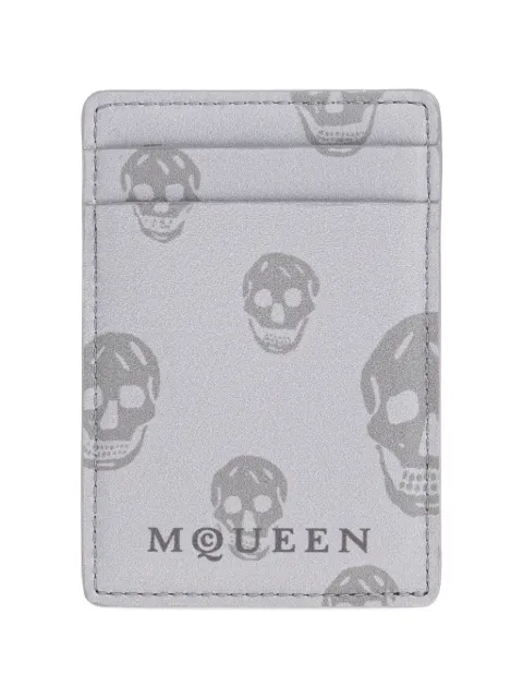 Alexander McQueen skull print cardholder