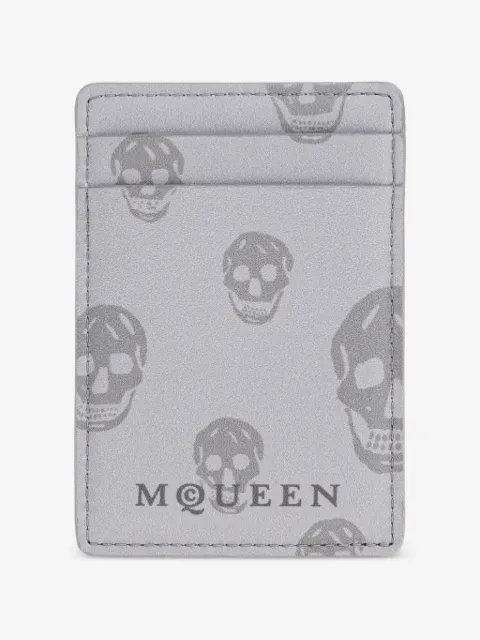 Alexander McQueen skull print cardholder