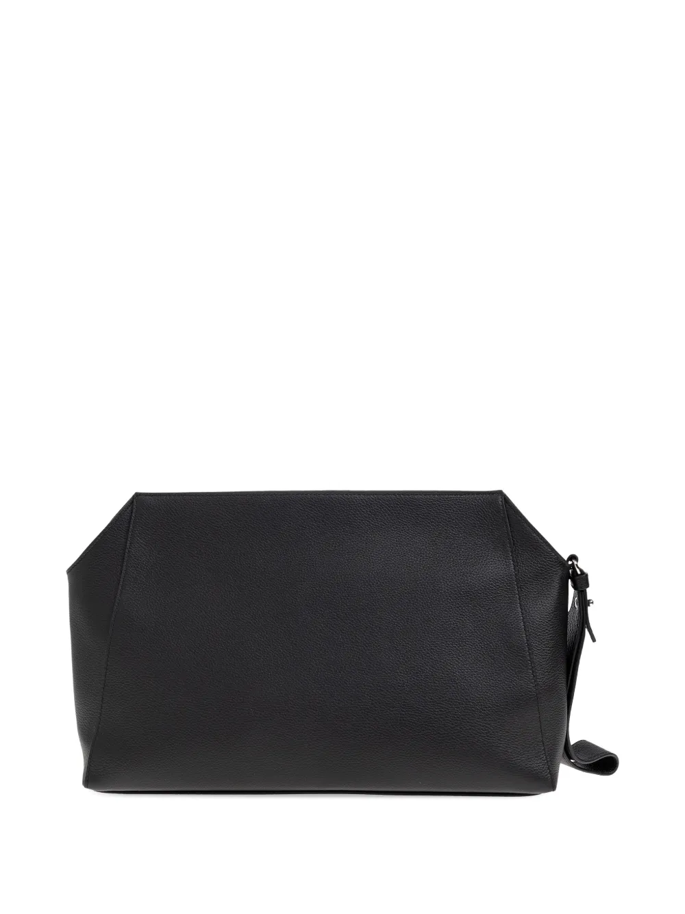 ring-detail clutch bag
