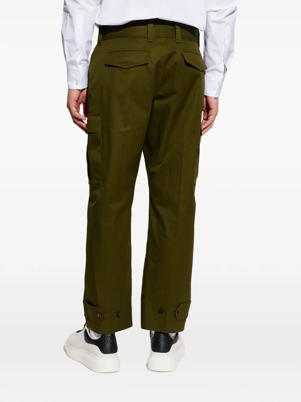 Alexander McQueen Cargo broek Groen