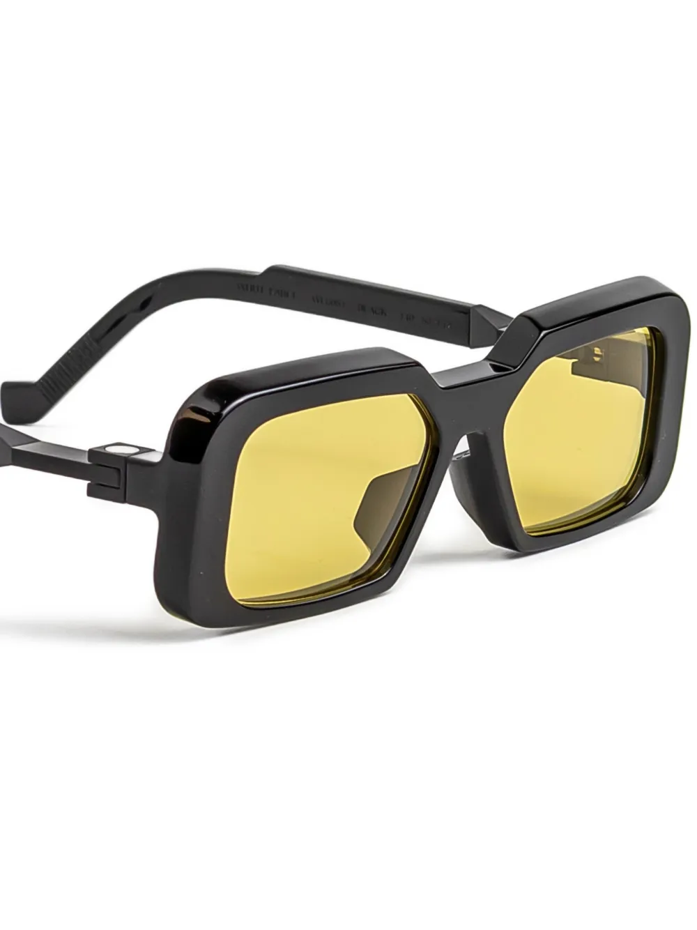 VAVA Eyewear WL0051 zonnebril met rechthoekig montuur Zwart