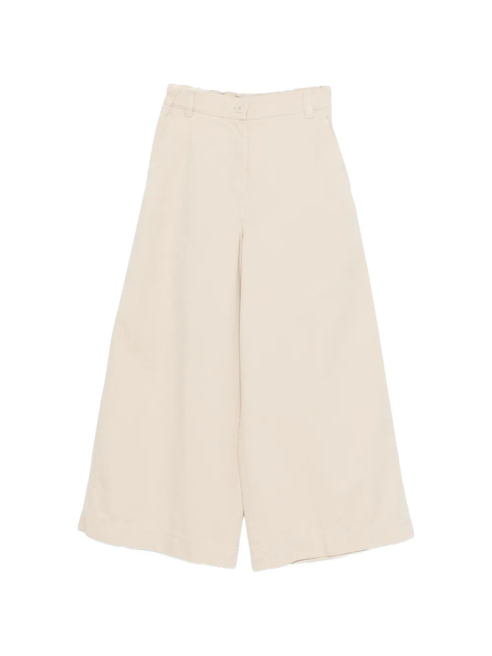 Weekend Max Mara wide-leg buttoned trousers - Toni neutri