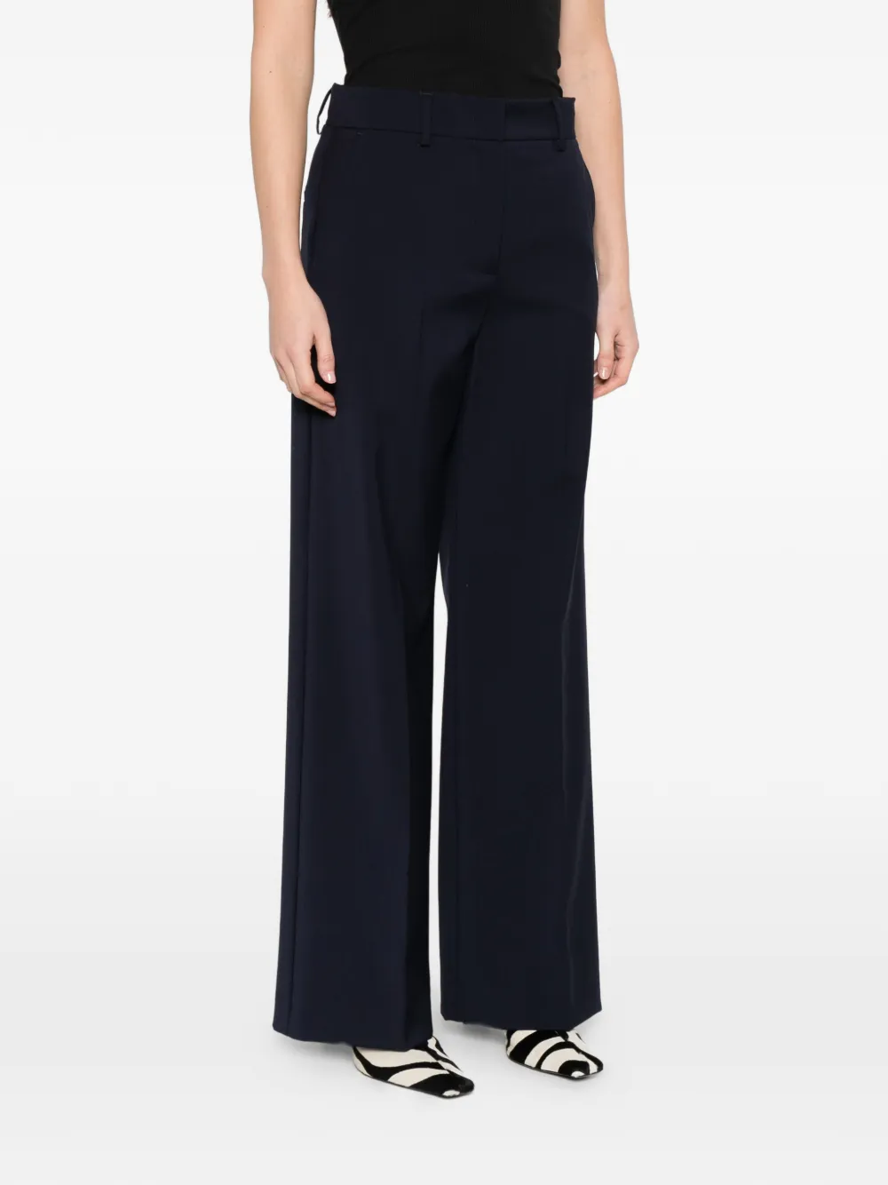 Weekend Max Mara Broek met wijde pijpen Blauw