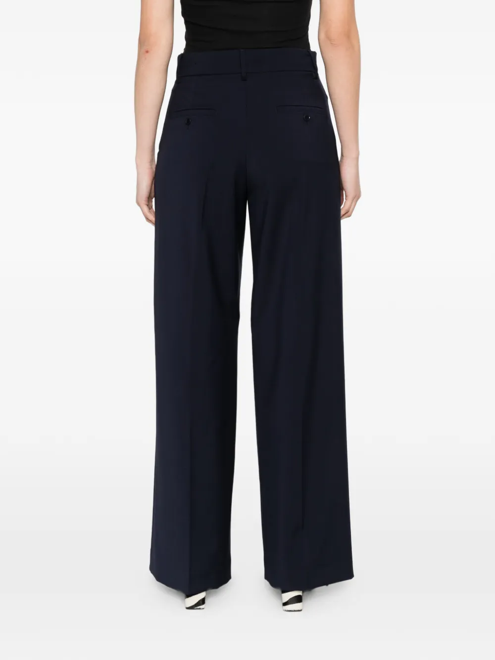 Weekend Max Mara Broek met wijde pijpen Blauw