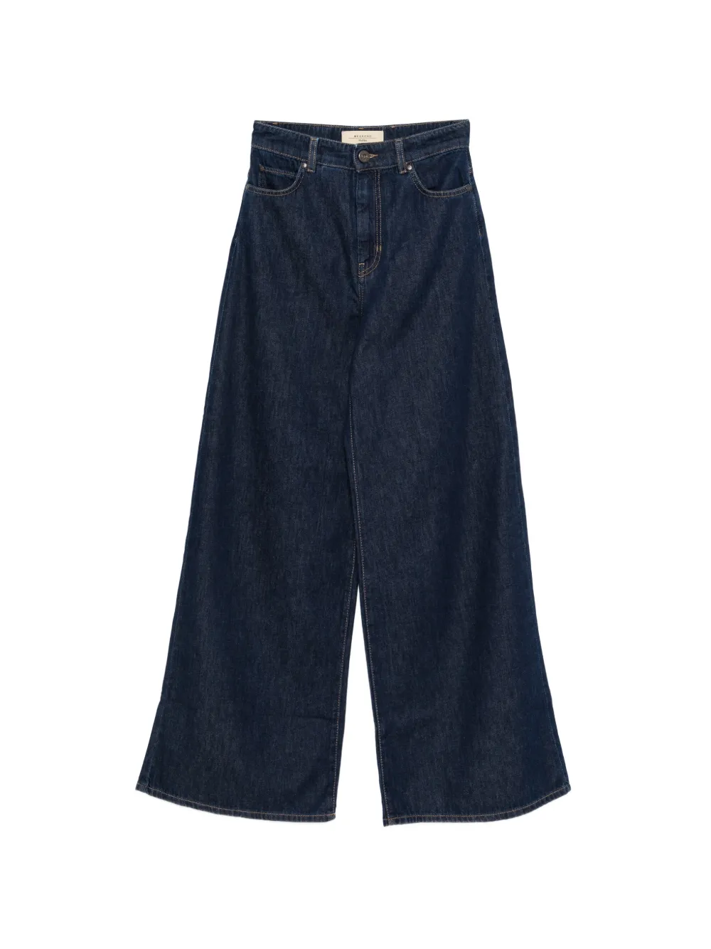 Weekend Max Mara five-pockets wide-leg jeans - Blu