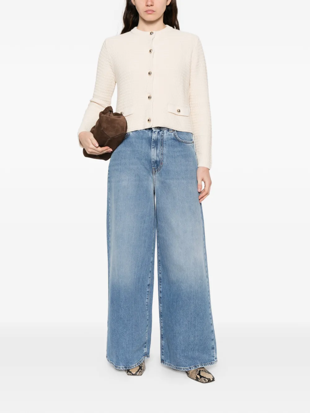  Weekend Max Mara Elasticated Five-pockets Jeans - Blue 