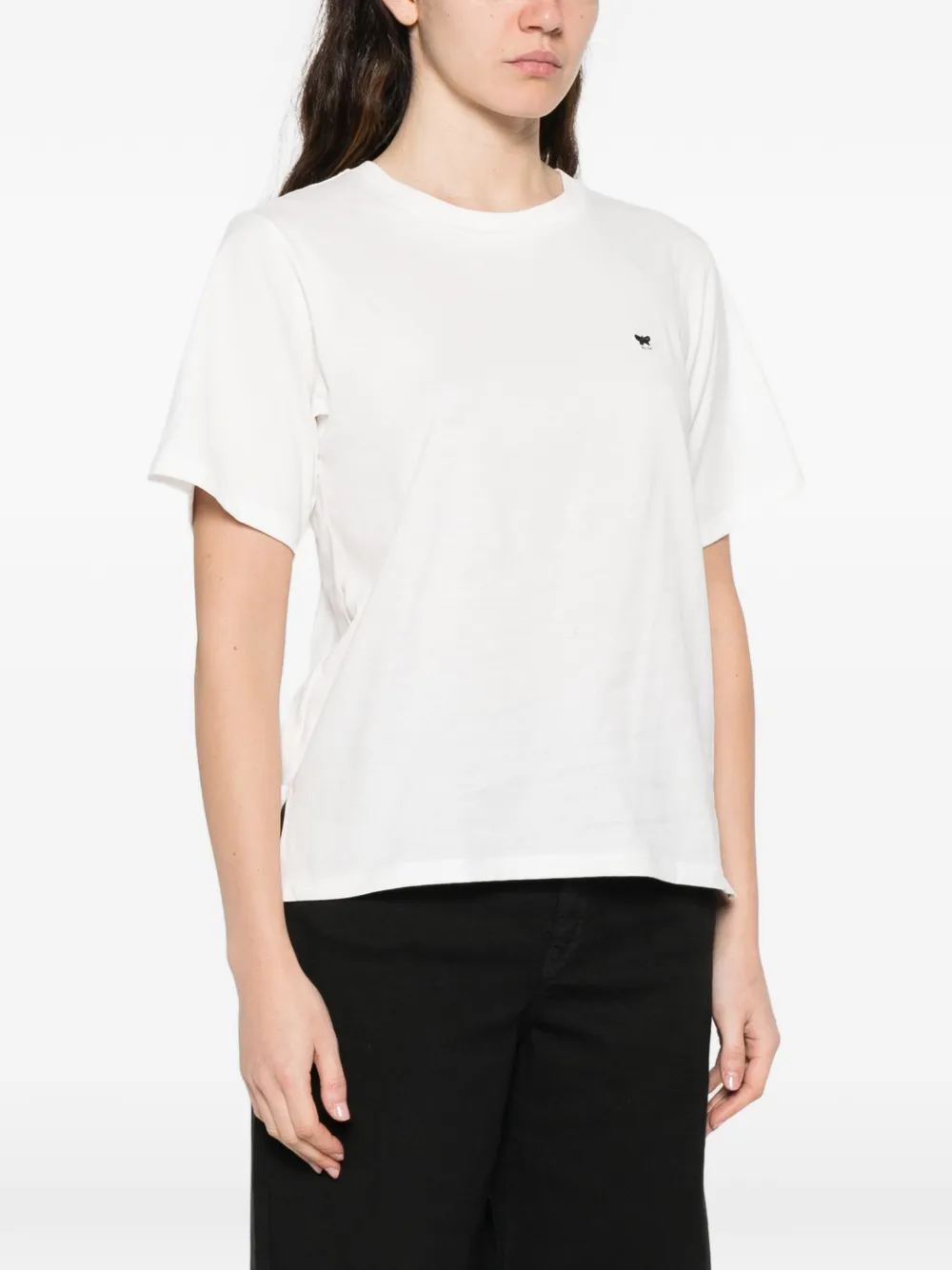  Weekend Max Mara Logo-detail T-shirt - White 