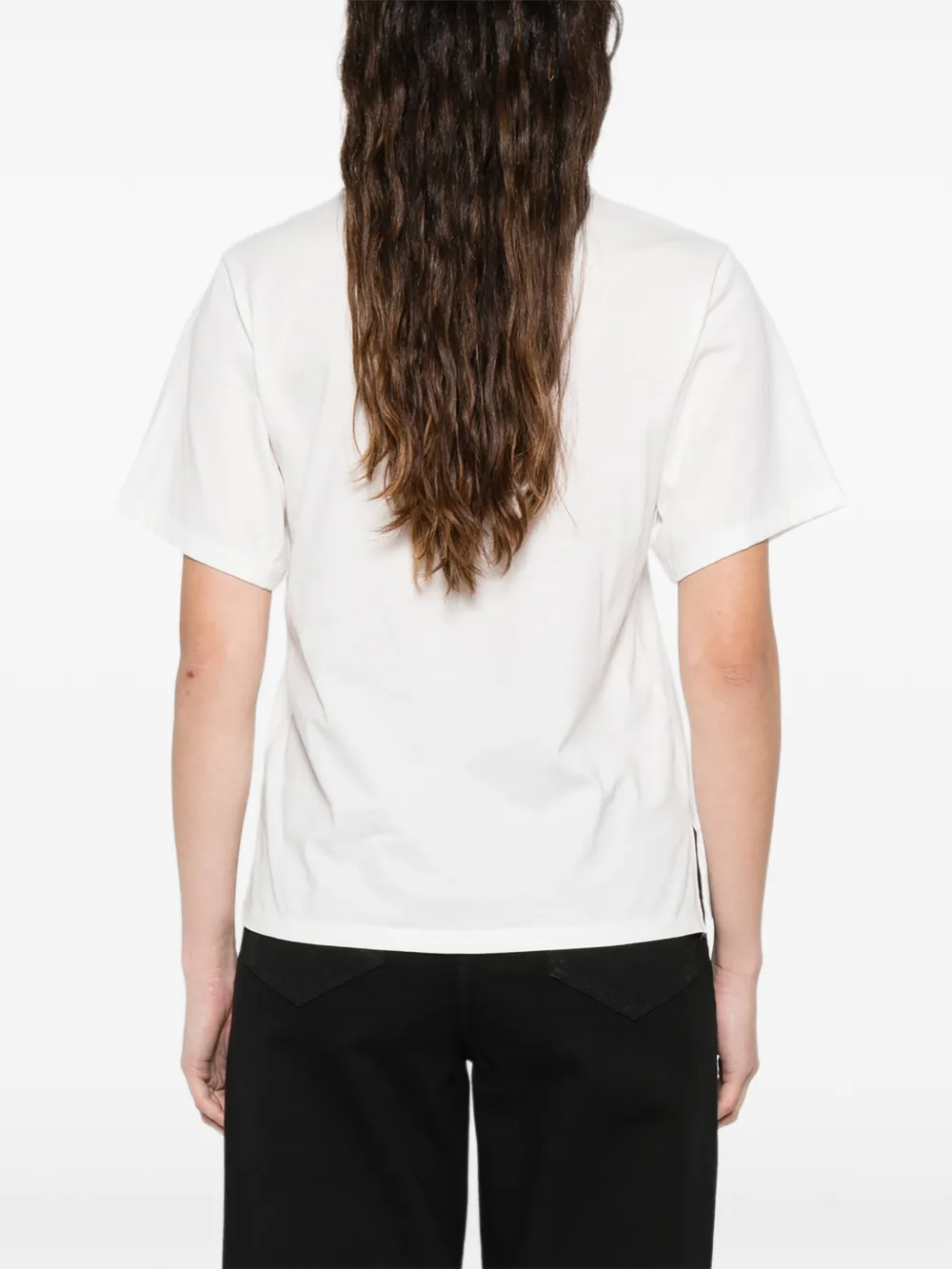 Weekend Max Mara T-shirt met logodetail Wit