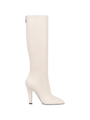 JW Anderson パドロック ヒール アンクルブーツ | ホワイト | FARFETCH JP