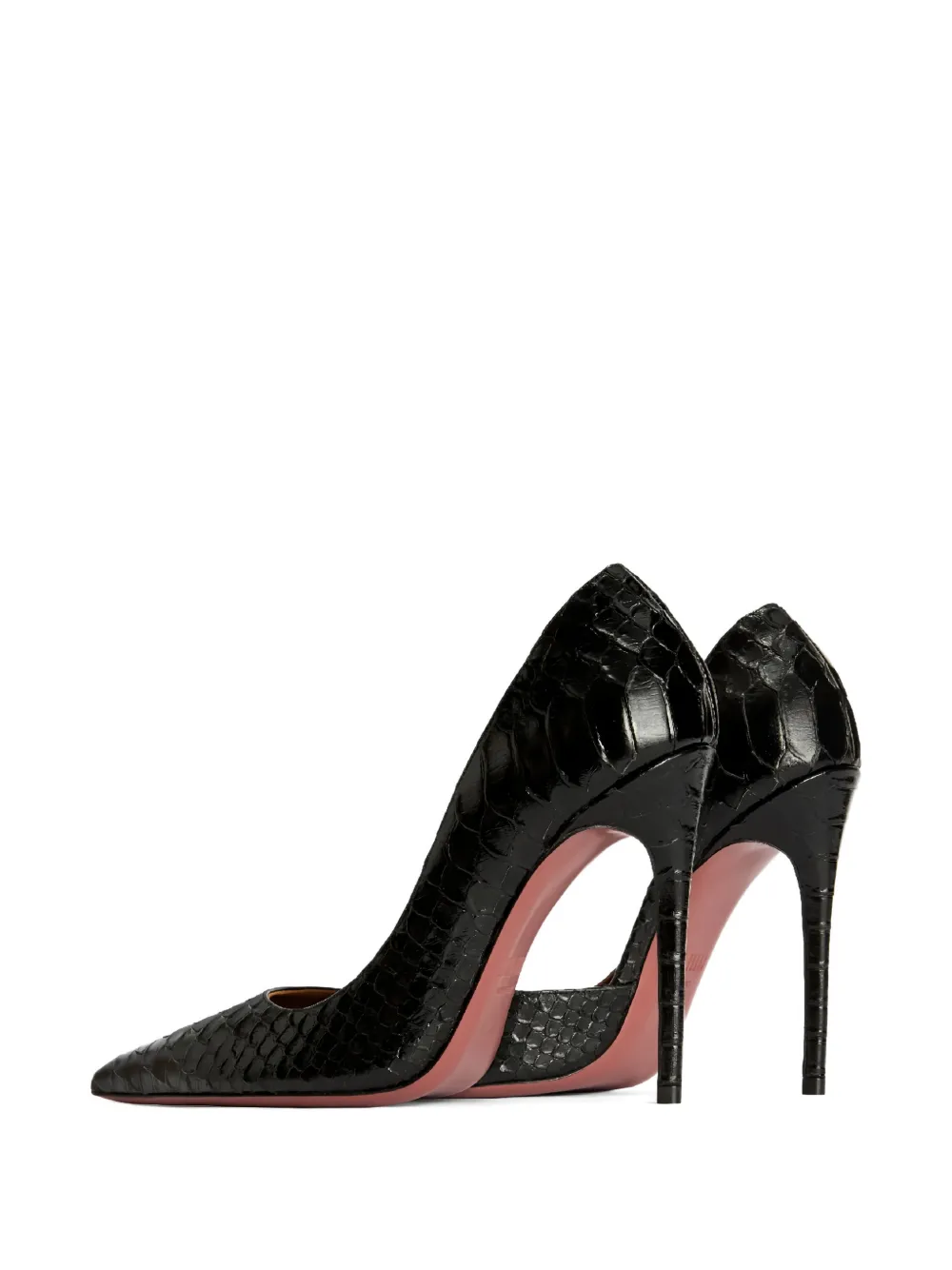 Vera Snakeskin Point-Toe Pumps