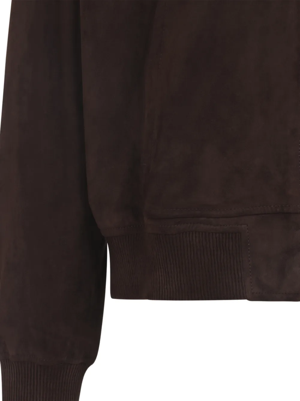 Zip Lamb Skin Jacket