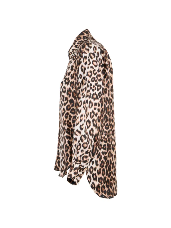 La Prestic Ouiston panther-print Shirt | Neutrals | FARFETCH