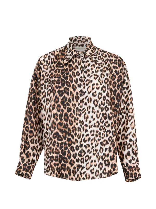 La Prestic Ouiston panther-print Shirt | Neutrals | FARFETCH