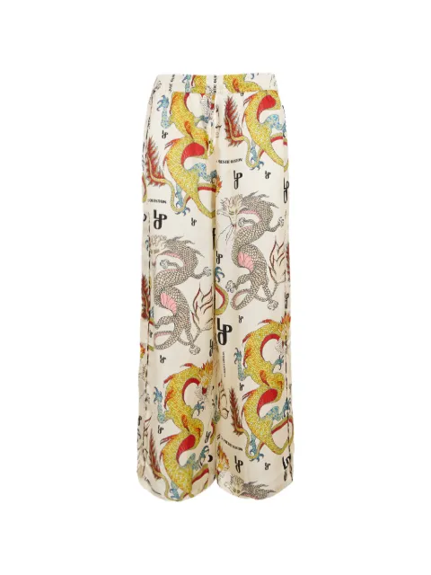 La Prestic Ouiston Giudecca dragon-print trousers
