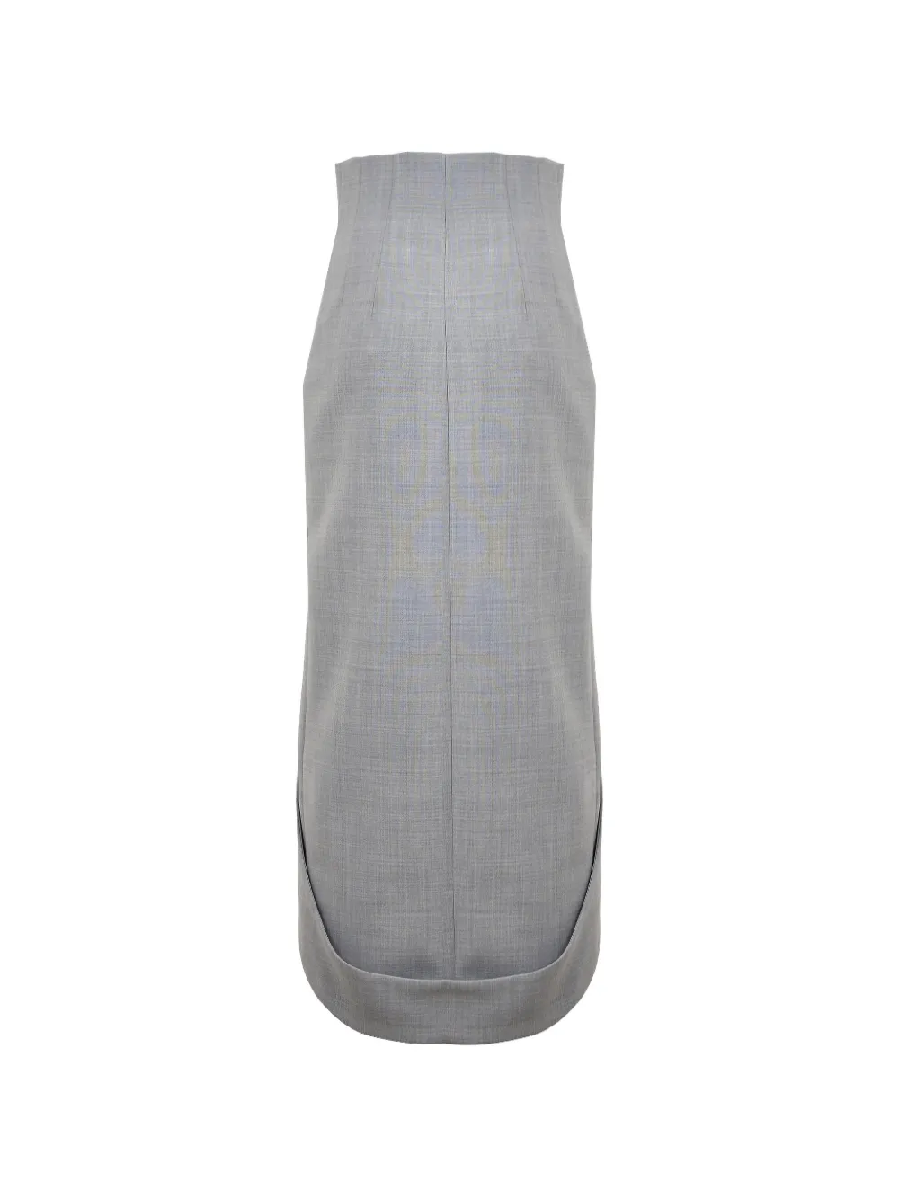  A.w.a.k.e. Mode Button Tailored Skirt - Grey 