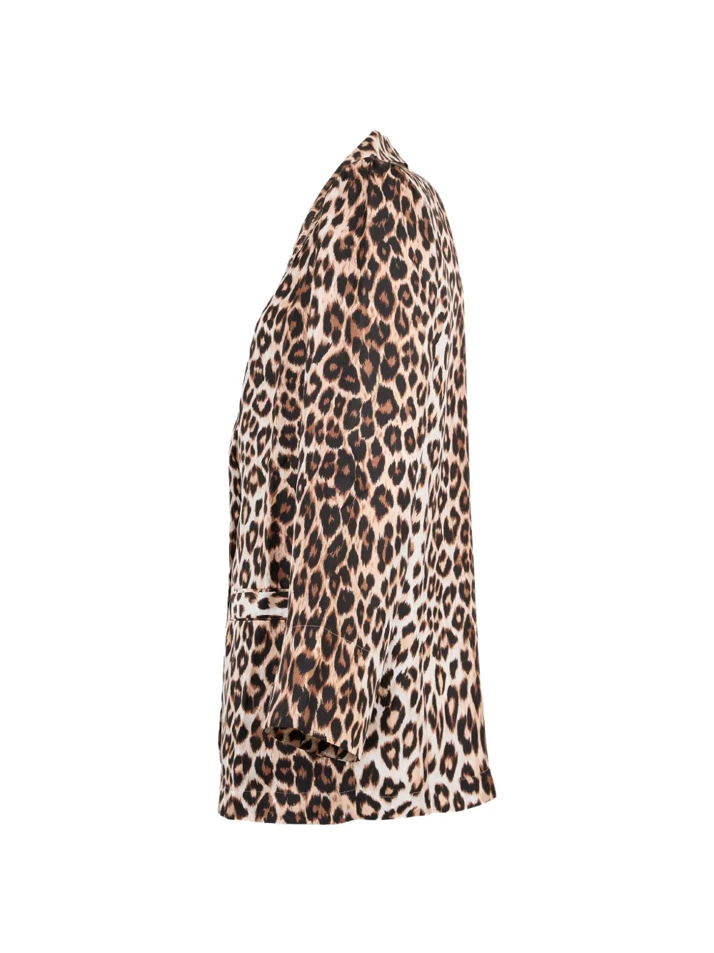 La Prestic Ouiston Blazer met panterprint Bruin