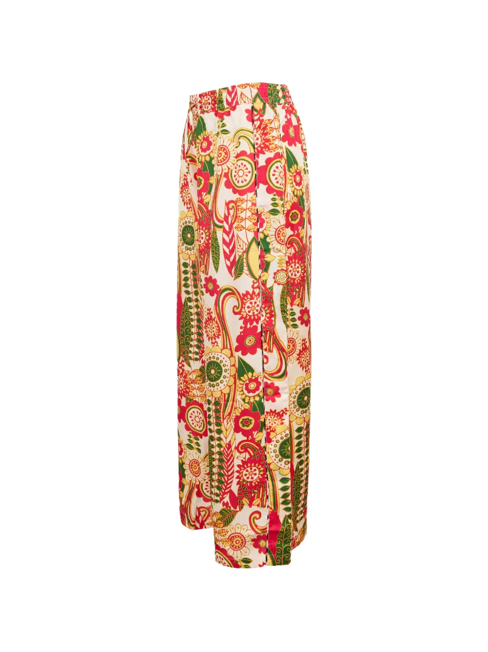 La Prestic Ouiston Giudecca broek met bloemenprint Roze