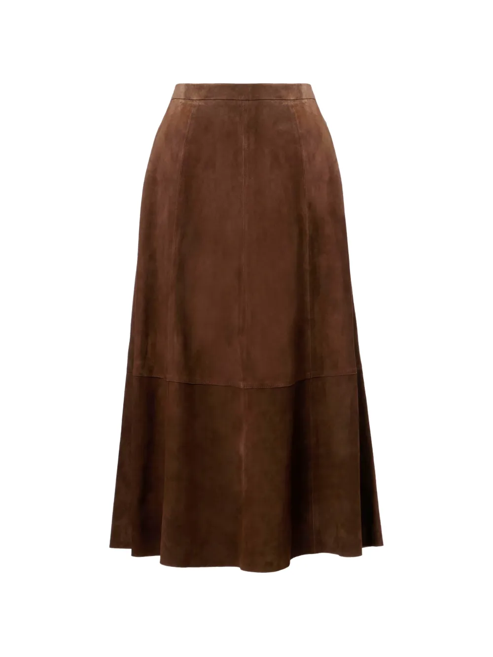 Vince A-line flared midi skirt - Marrone