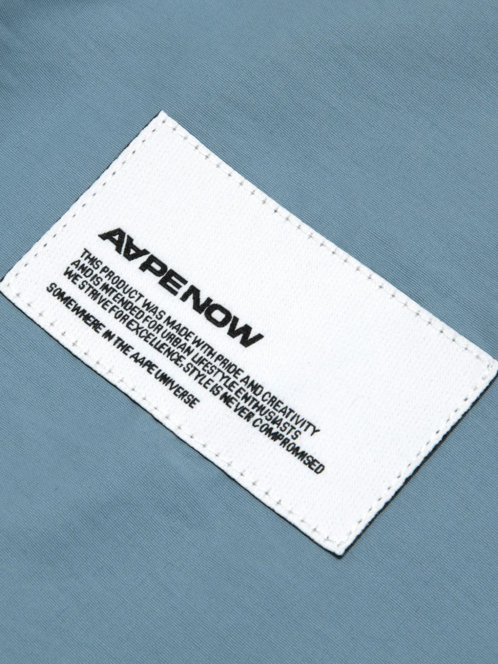 AAPE BY *A BATHING APE Jack met capuchon en rits Blauw