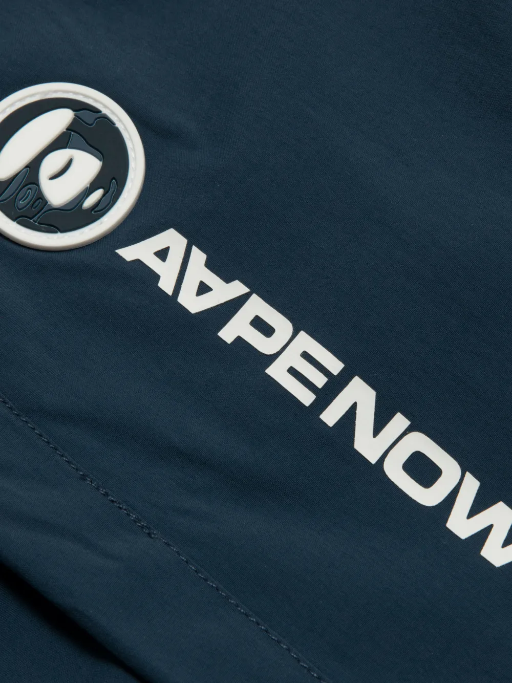 AAPE BY *A BATHING APE Trainingsbroek met logo Blauw
