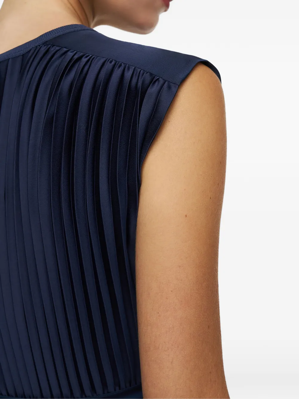 Volta Pleated Midi Dress