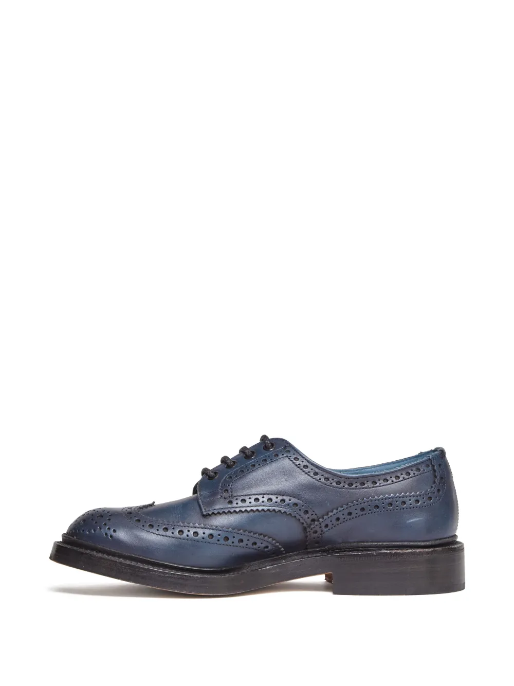 Tricker's Bourton leren derby schoenen Blauw
