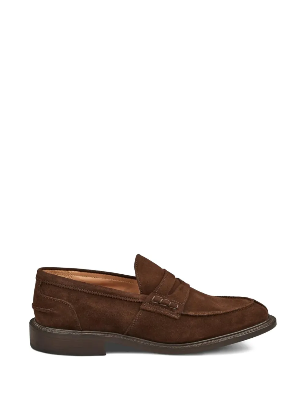 Tricker's James suede loafers - Marrone