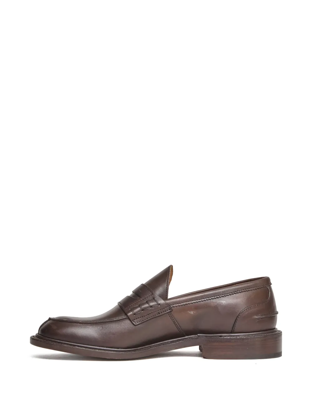 Tricker's James leren loafers Bruin