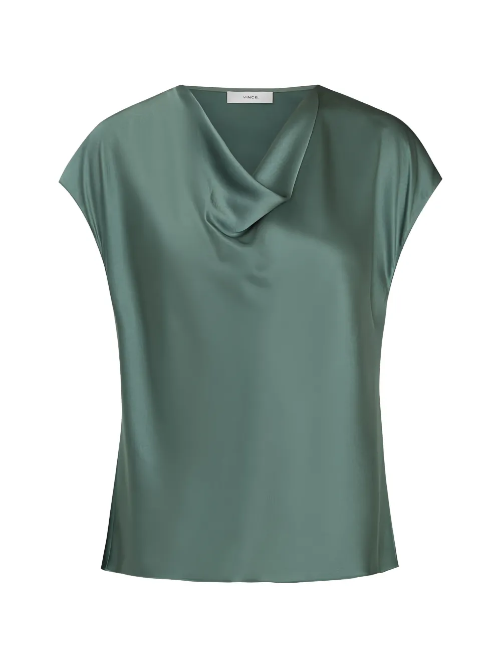 Vince cowl-neck blouse - Green