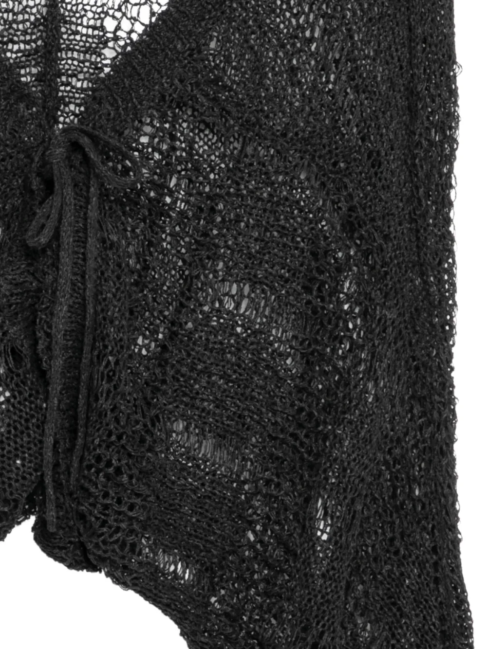 ladder stitch cardigan