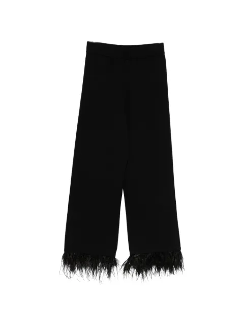 Philo-Sofie feather-hem trousers