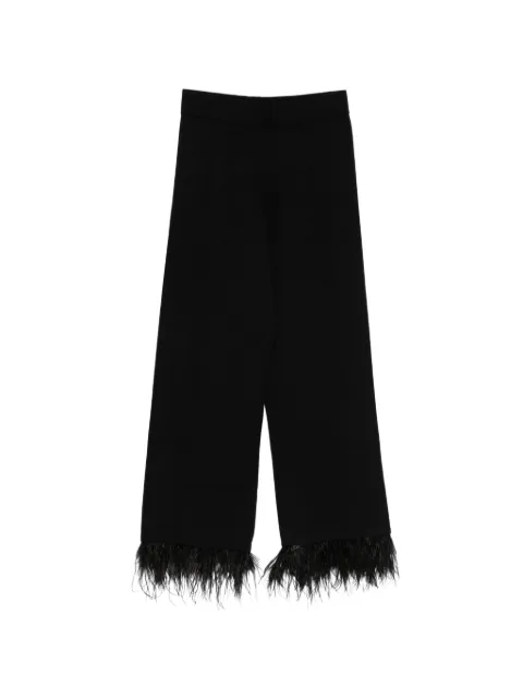 Philo-Sofie feather-hem trousers