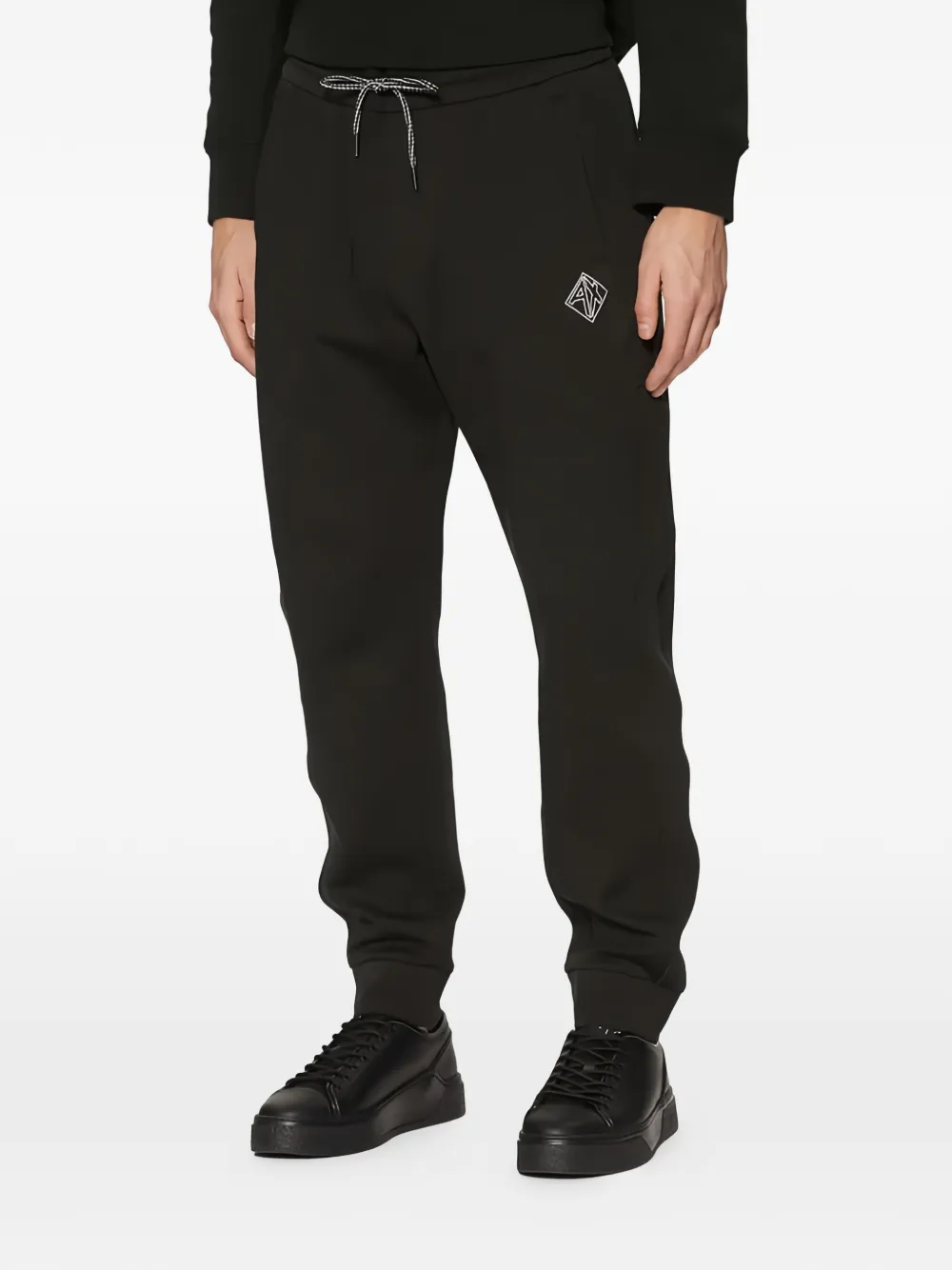 Armani Exchange drawstring track pants - Schwarz