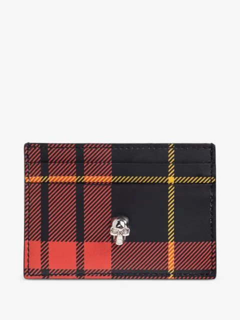 Alexander McQueen tarjetero con motivo skull