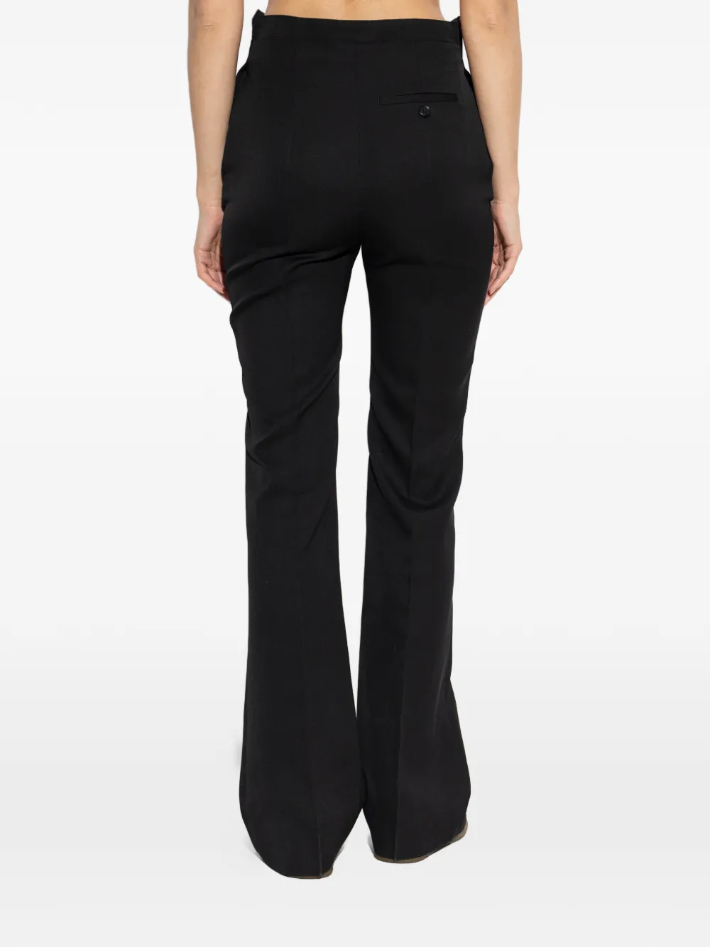 Alexander McQueen Broek met ritssluiting Zwart