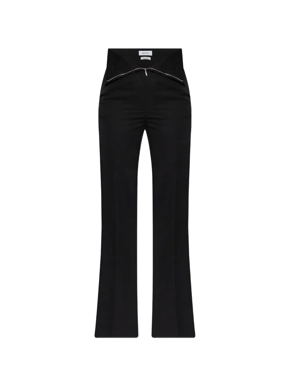 Alexander McQueen zip-fastening trousers - Nero