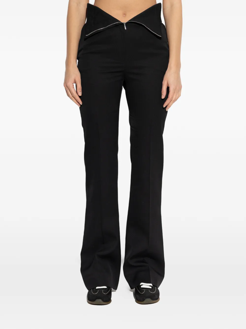 Alexander McQueen Broek met ritssluiting Zwart