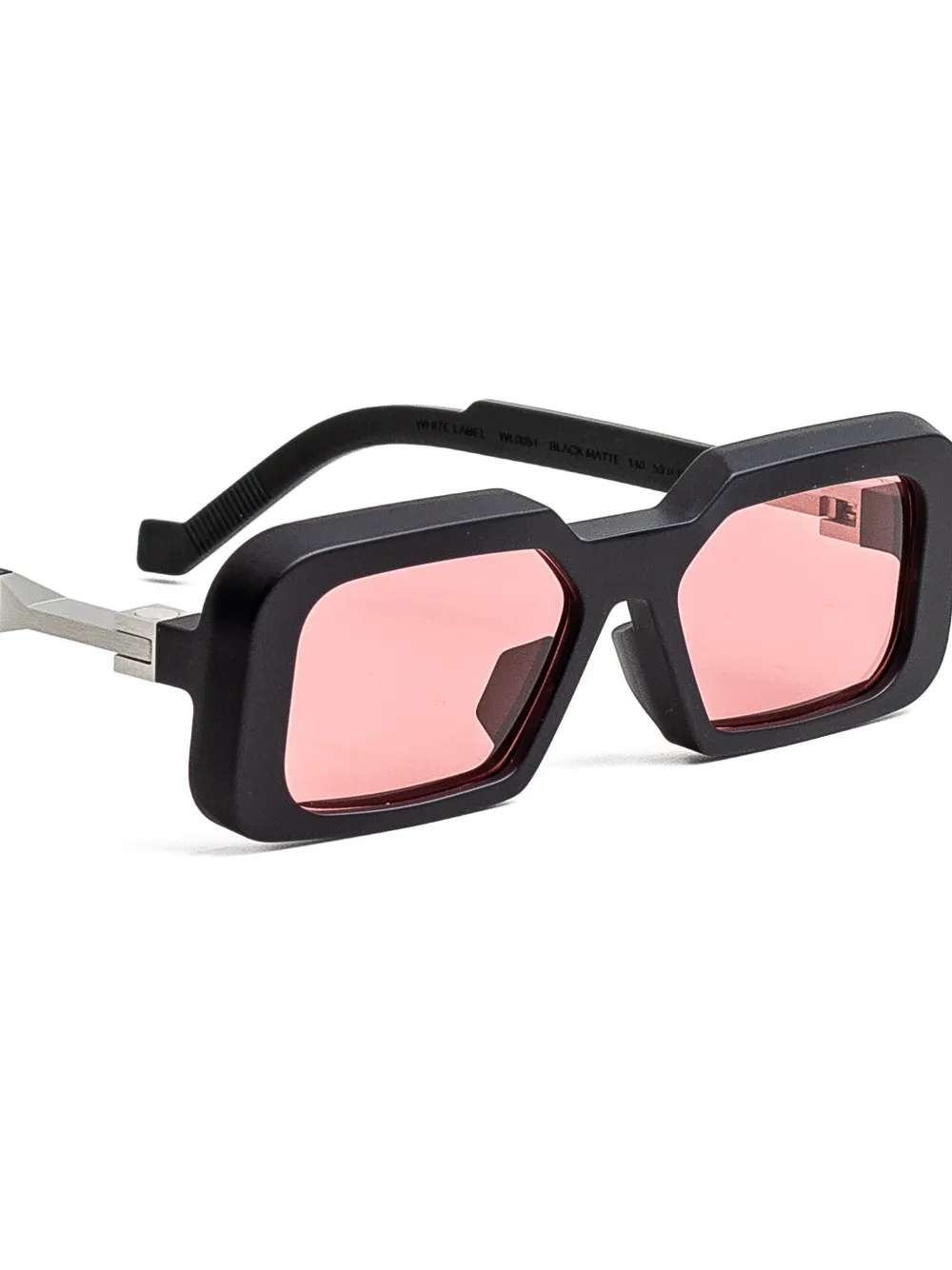 VAVA Eyewear WL0051 zonnebril met rechthoekig montuur Zwart