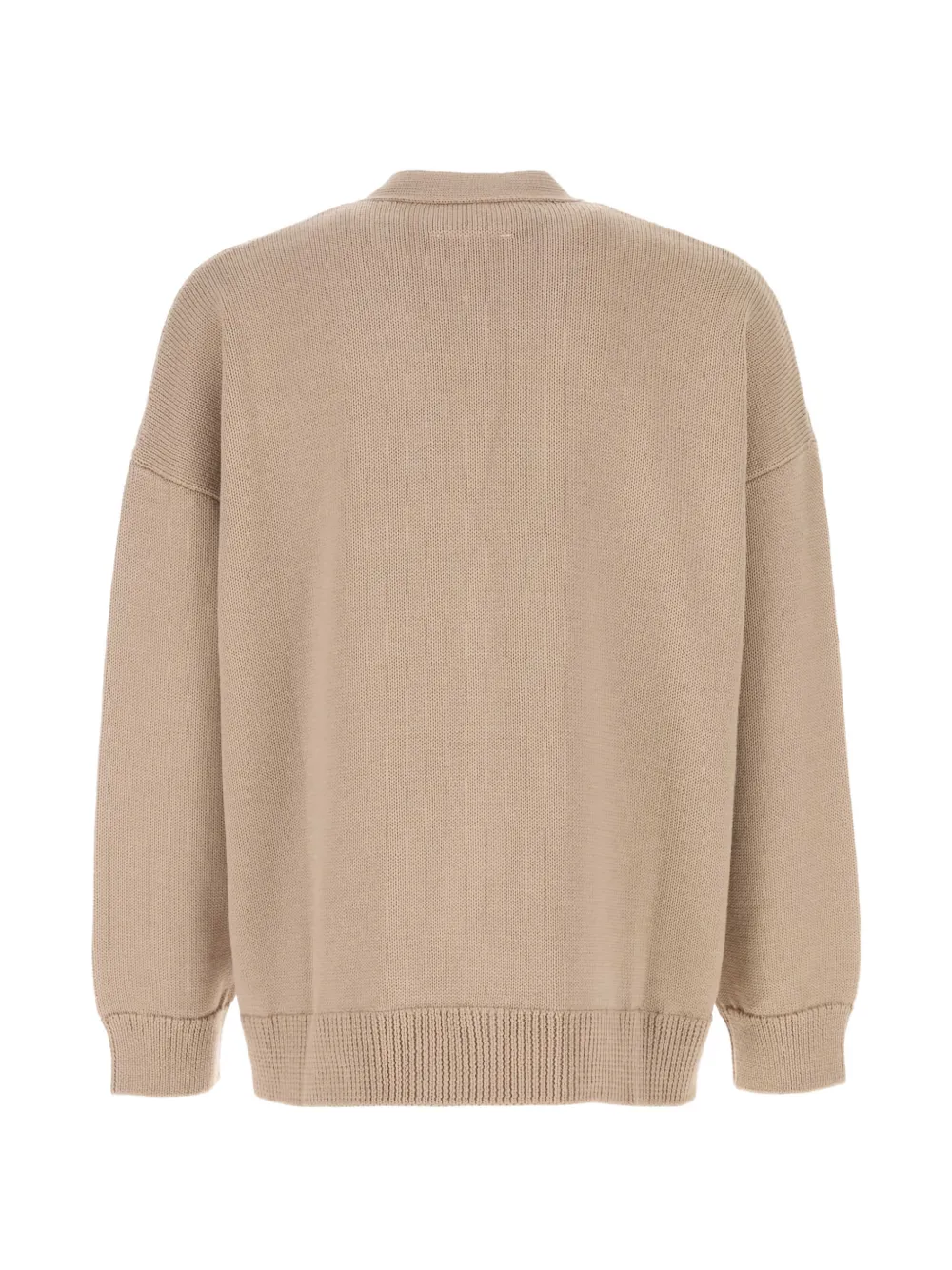 MM6 Maison Margiela Vネック カーディガン | ニュートラル | FARFETCH JP