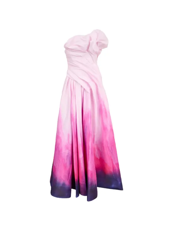 Acler Greenholm One-shoulder Maxi Dress in Pink