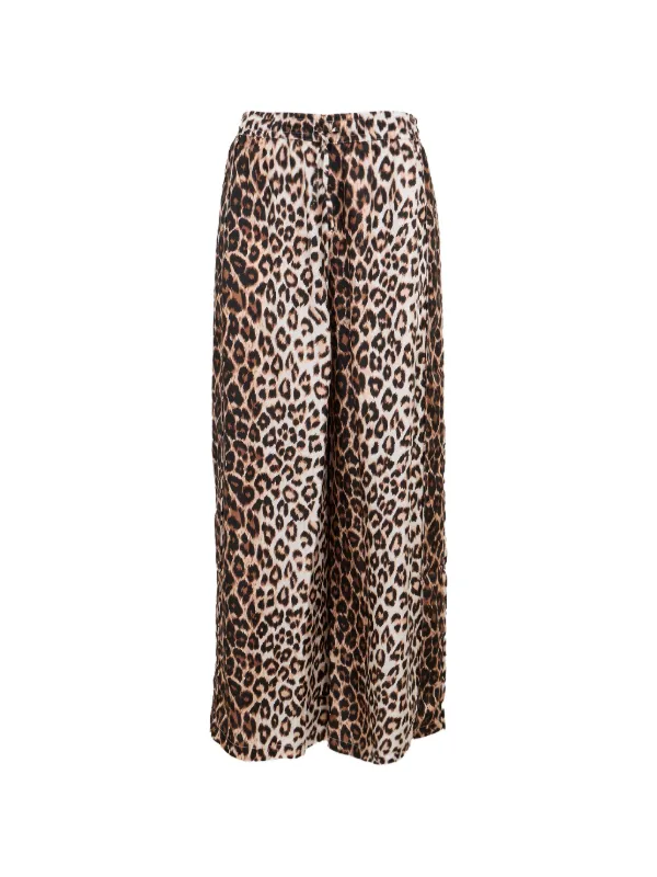 La Prestic Ouiston Giudecca panther-print Trousers | Brown