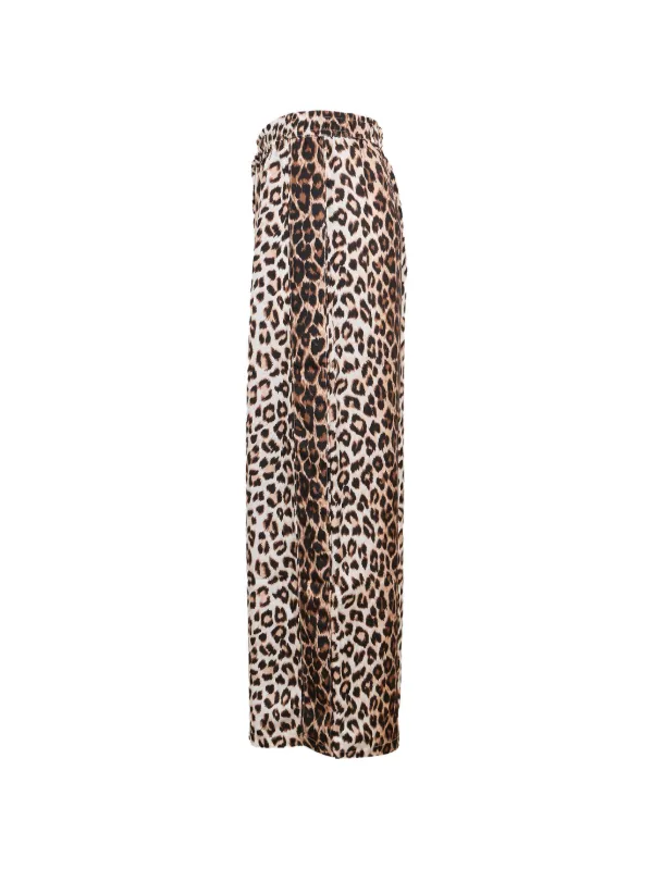 La Prestic Ouiston Giudecca panther-print Trousers | Brown | FARFETCH