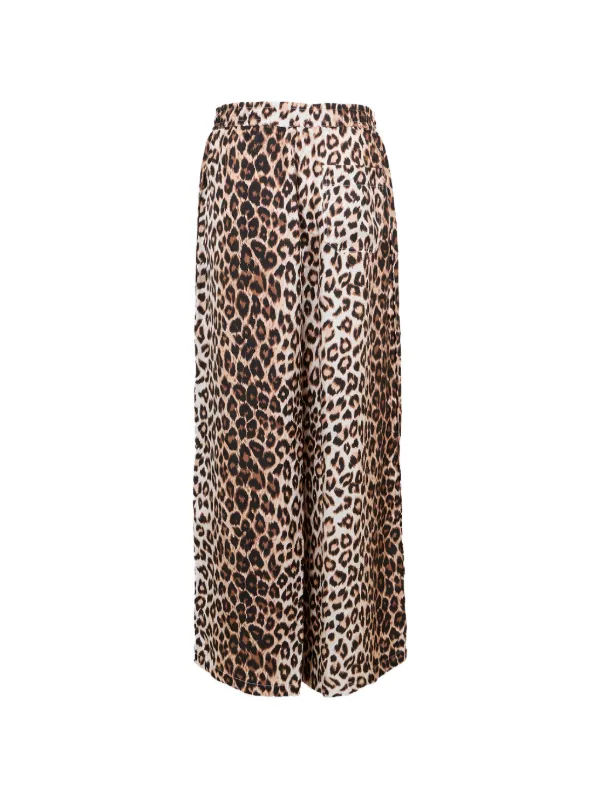 La Prestic Ouiston Giudecca panther-print Trousers | Brown | FARFETCH
