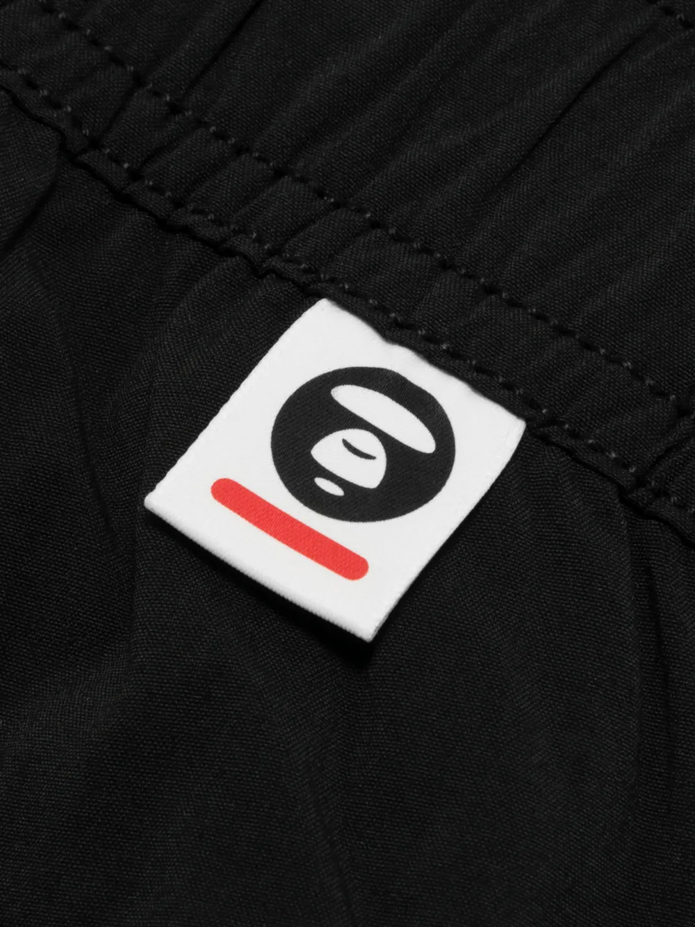 AAPE BY *A BATHING APE Trainingsbroek met logo Zwart