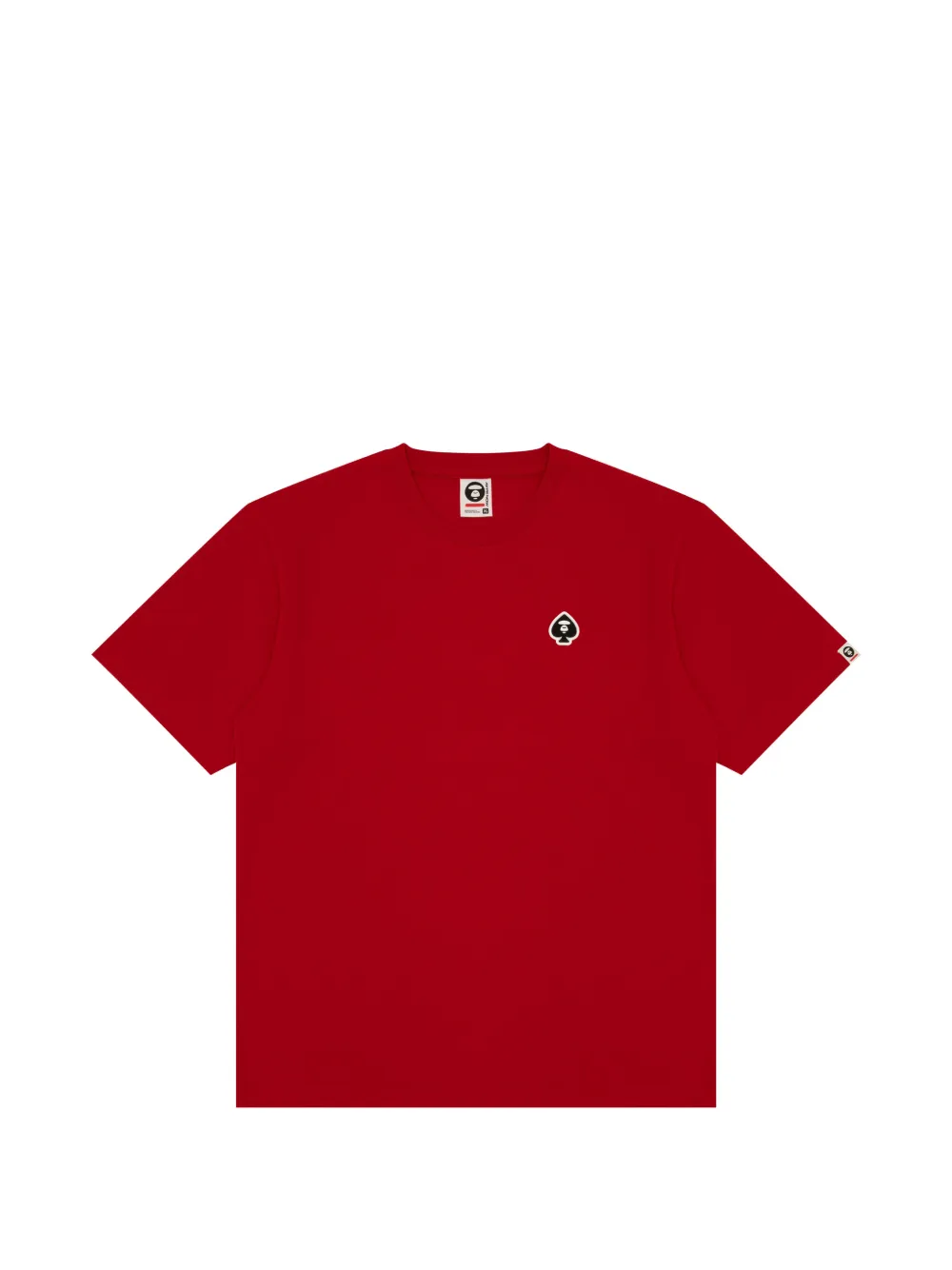 AAPE BY *A BATHING APE® logo-patch T-shirt - Rosso